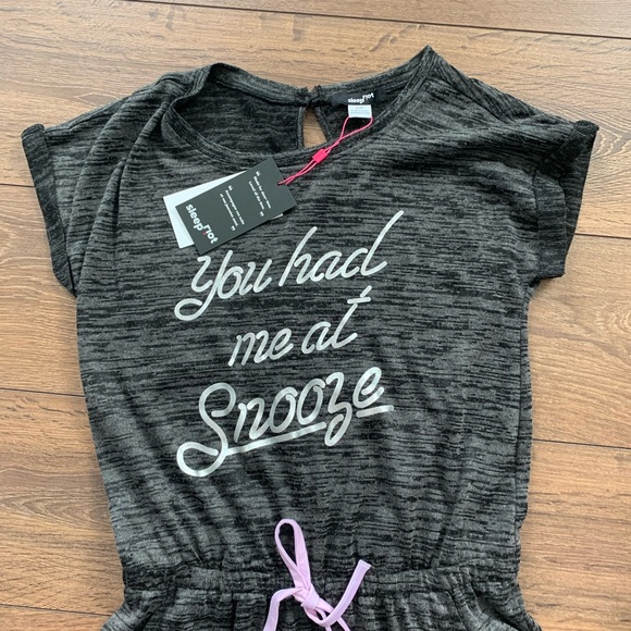 NWT - Sleep Riot "You Had Me At Snooze" Jumpsuit - Picture 6 of 10